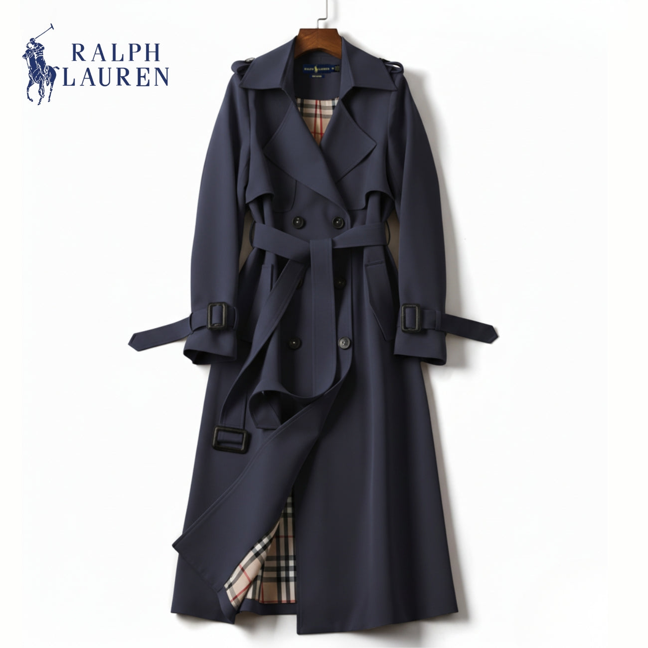 Trench-coat élégant avec ceinture || PRIX DE LIQUIDATION