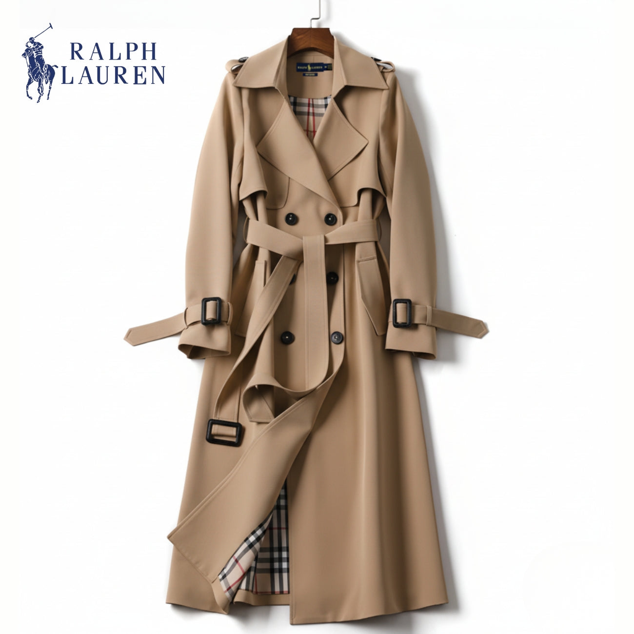 Trench-coat élégant avec ceinture || PRIX DE LIQUIDATION