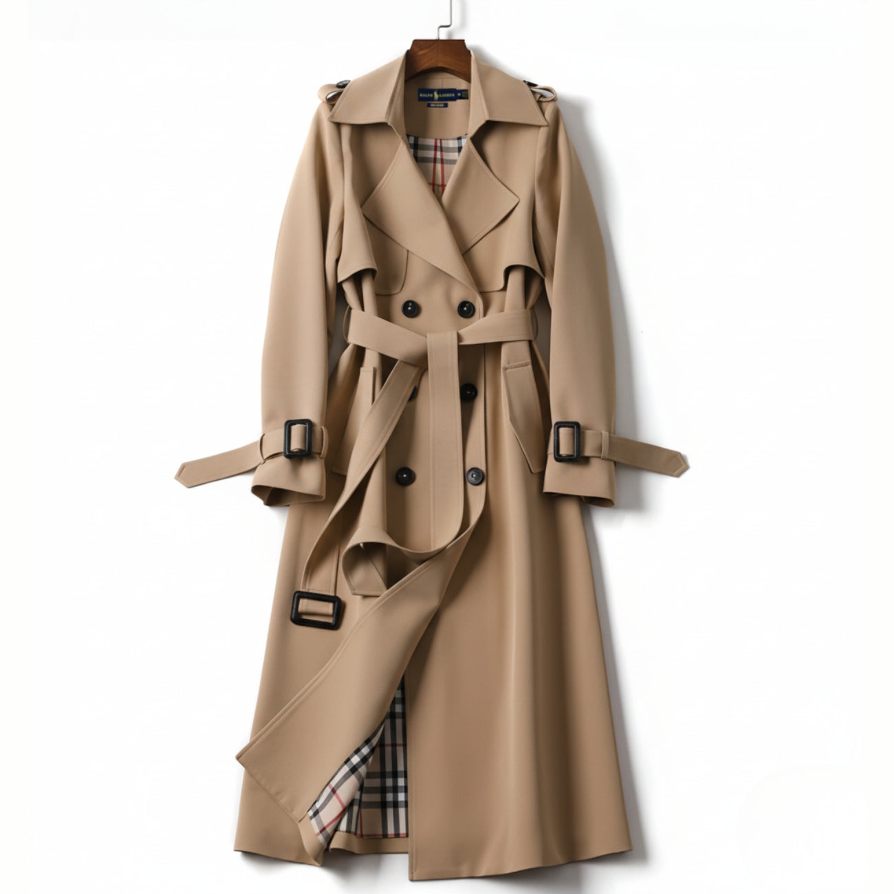 Trench-coat élégant avec ceinture - PRIX DE LIQUIDATION