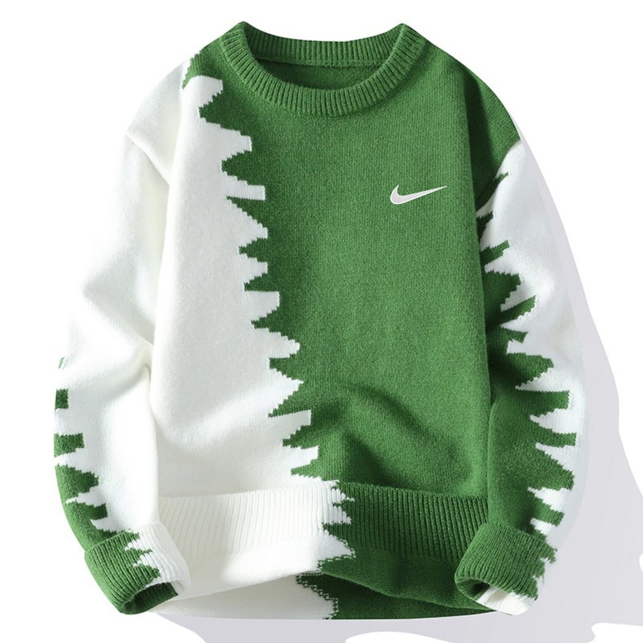 Pull en Maille Moderne à Motif Ondulé - NOUVELLE COLLECTION