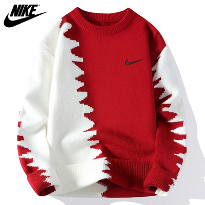 Pull en Maille Moderne à Motif Ondulé || VENTE DE LIQUIDATION