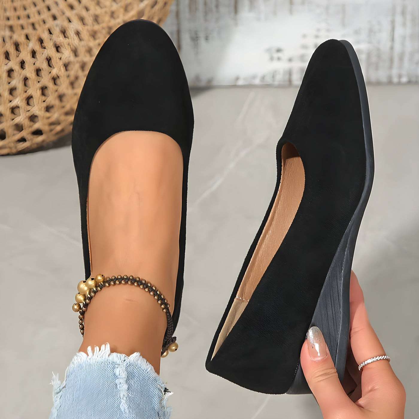 Éliane™ | Ballerines compensées confortables