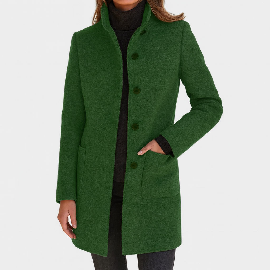 Juliette™ | Manteau Élégant à Col Haut