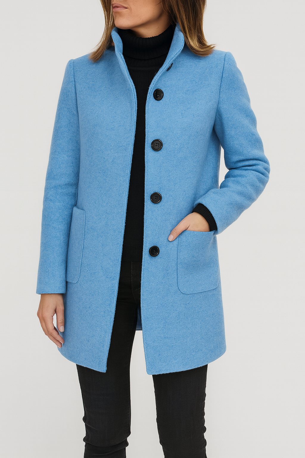 Juliette™ | Manteau Élégant à Col Haut