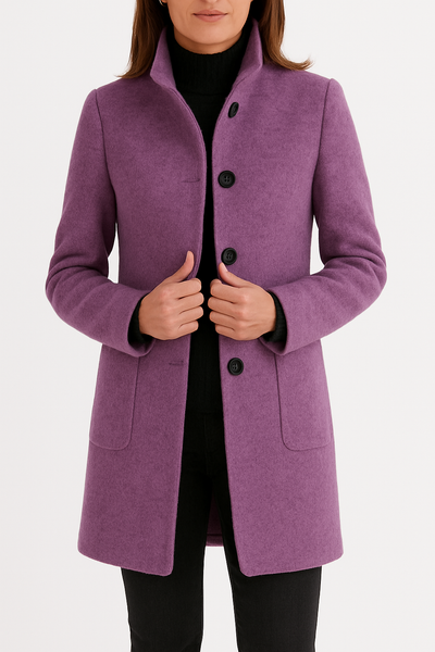 Juliette™ | Manteau Élégant à Col Haut