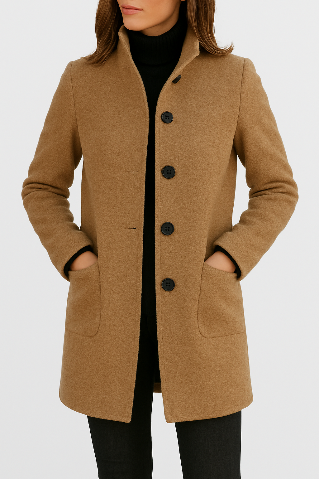 Juliette™ | Manteau Élégant à Col Haut