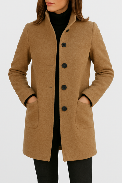 Juliette™ | Manteau Élégant à Col Haut