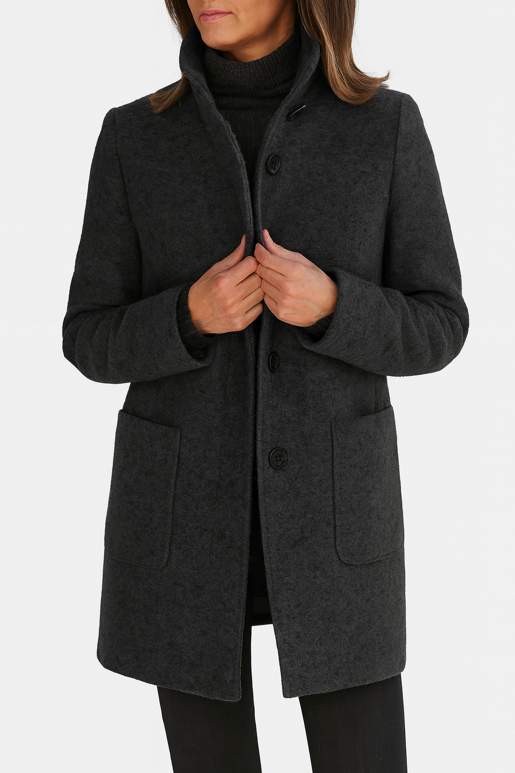 Juliette™ | Manteau Élégant à Col Haut