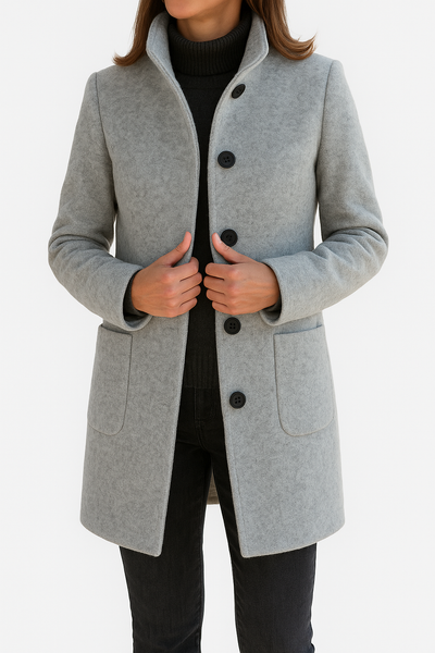 Juliette™ | Manteau Élégant à Col Haut