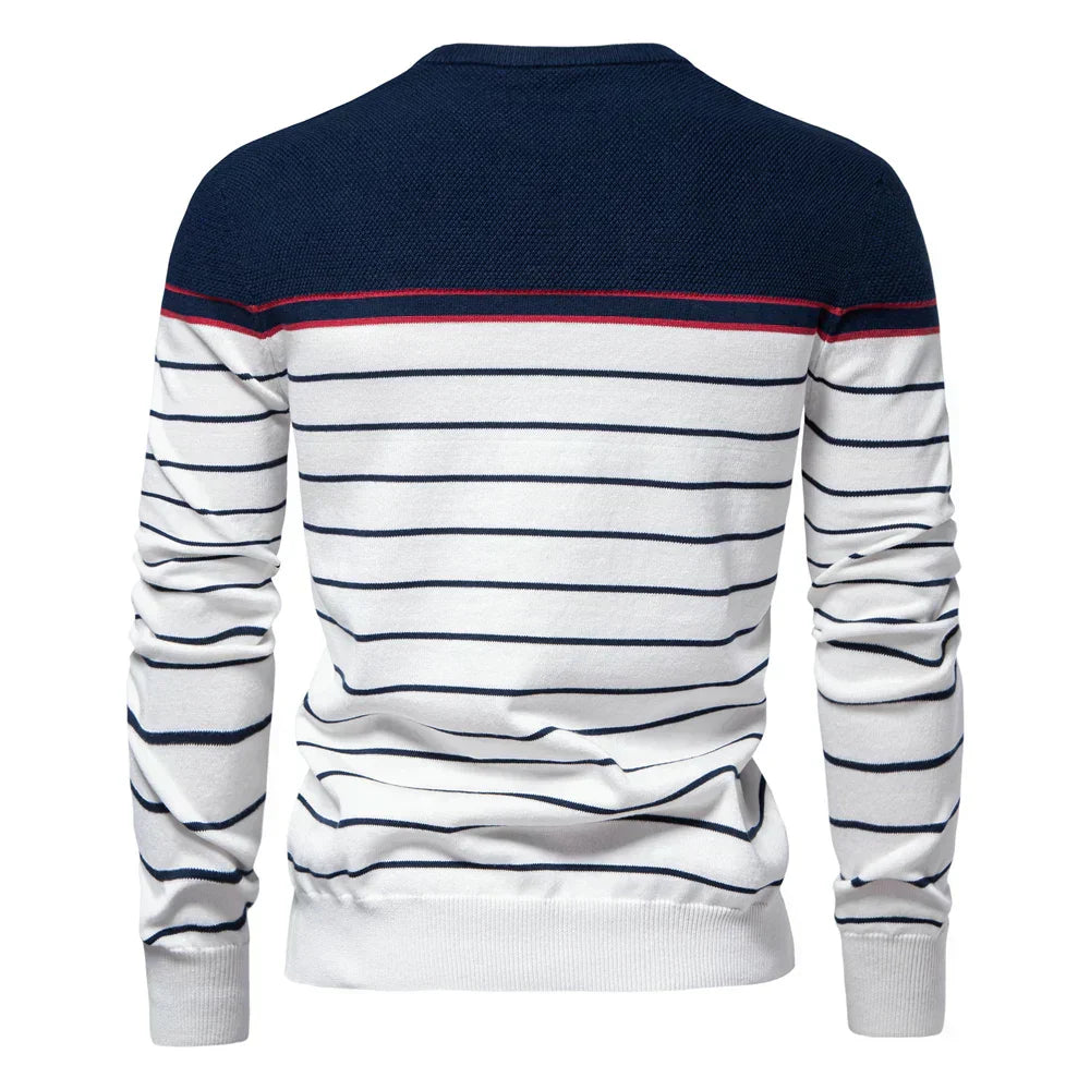 Luvare | Pull pour homme avec motif rayé
