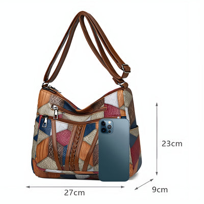 Navelle™ | Sac à main en cuir mosaïque