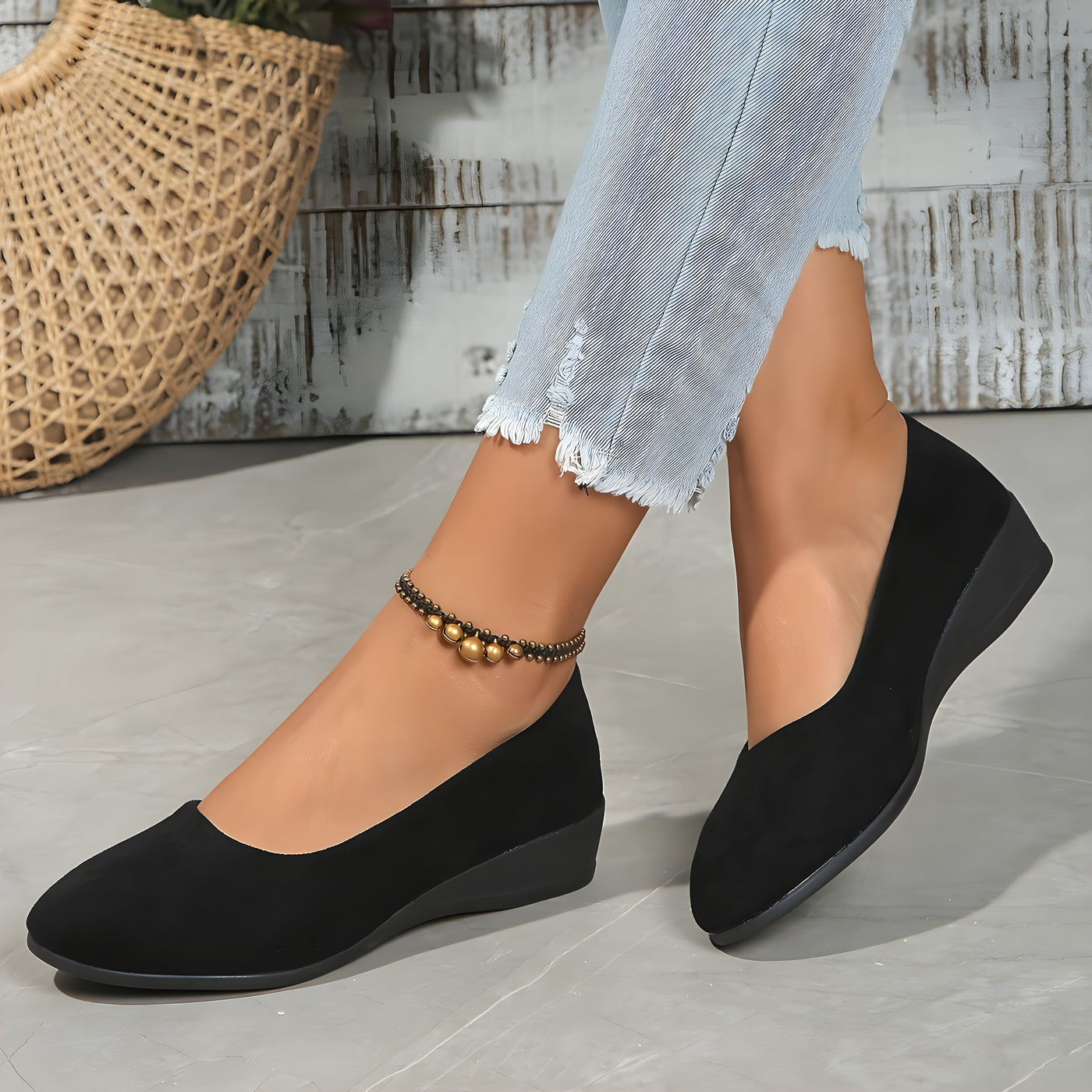 Éliane™ | Ballerines compensées confortables